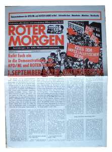 gr��eres Bild - Zeitung 19740801 Roter Mo