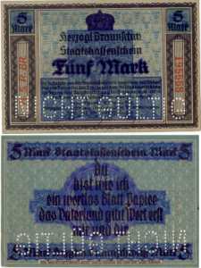 gr��eres Bild - Geldnote Braunschweig Her