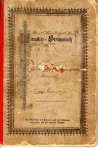 gr��eres Bild - Familienstammbuch    1898