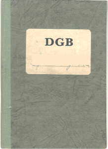 gr��eres Bild - Mitgliedsbuch DGB    1963