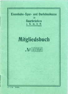 gr��eres Bild - Mitgliedsbuch Reichsbahn