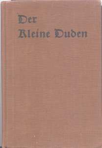 gr��eres Bild - Buch Duden           1939