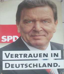 gr��eres Bild - Wahlplakat 2005 SPD  2005