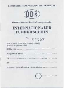 gr��eres Bild - F�hrerschein DDR Internat