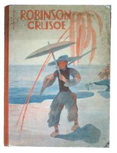 gr��eres Bild - Buch Robinson Crusoe 1921