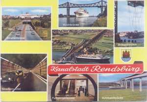 gr��eres Bild - Postkarte D Rendsburg