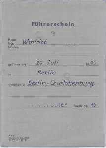 gr��eres Bild - F�hrerschein 1963 Berlin