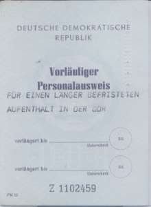 gr��eres Bild - Ausweis DDR Personal vorl