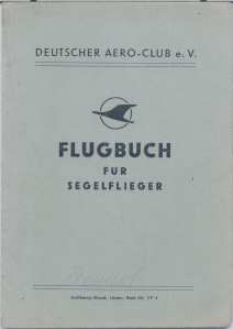 gr��eres Bild - Flugbuch Segelflug 1952