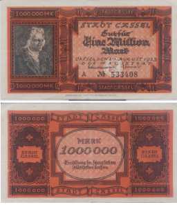gr��eres Bild - Geldnote 1923-1923 Cassel
