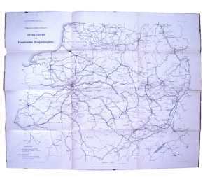 gr��eres Bild - Landkarte Krieg 1870/1871
