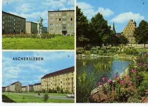 gr��eres Bild - Postkarte DD Aschersleben