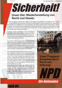 gr��eres Bild - Wahlzettel 2005 NPD  Bund