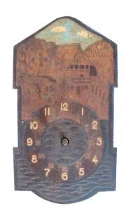 gr��eres Bild - Uhr Schilduhr        1910