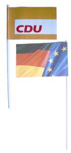 gr��eres Bild - Fahne Winkf�hnchen CDU
