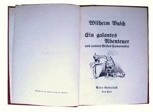 gr��eres Bild - Buch Busch Wilhelm