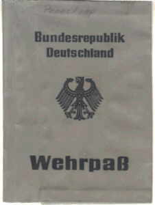 gr��eres Bild - Wehrpa� Bundeswehr   1973