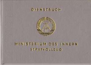 gr��eres Bild - Ausweis DDR Strafvollzug