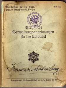 gr��eres Bild - Buch Luftfahrt Recht 1929