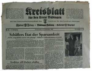 gr��eres Bild - Zeitung 19531126 Kreisbla