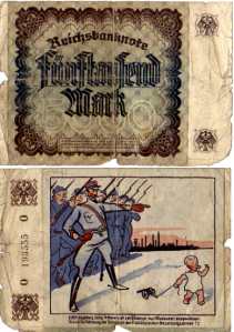 gr��eres Bild - Geldnote 1922-1923 DRT  5