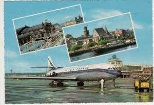 gr��eres Bild - Postkarte Flughafen Frank