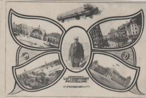 gr��eres Bild - Postkarte Zeppelin ILA 09
