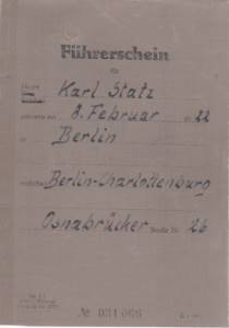 gr��eres Bild - F�hrerschein 1952 Berlin