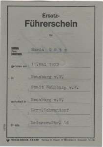 gr��eres Bild - F�hrerschein 1979 Neunbur