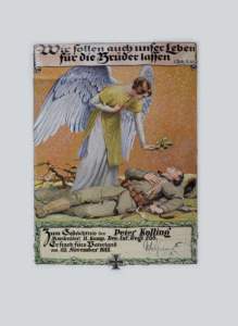 gr��eres Bild - Urkunde Tod Gefallen 1915