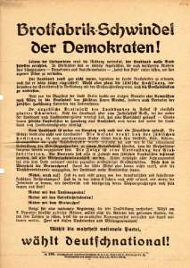 gr��eres Bild - Wahlbrief 1932 Deutschnat