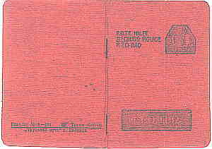 gr��eres Bild - Ausweis Rote Hilfe   1938