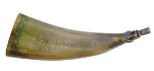 gr��eres Bild - Pulverhorn Horn      1764