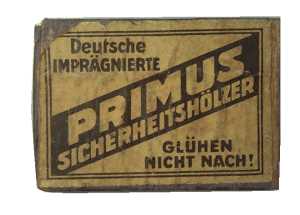 gr��eres Bild - Streichh�lzer Primus 1945