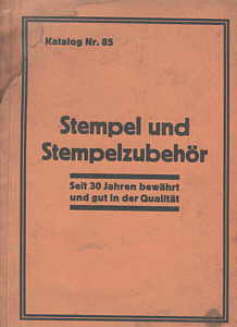gr��eres Bild - Katalog Stempel 1935