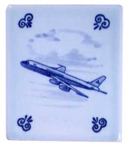 gr��eres Bild - Vase Luftfahrt KLM   1960