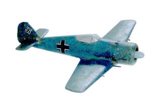gr��eres Bild - Flugzeug Modell Holz Fw19