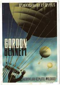 gr��eres Bild - Postkarte Ballon     1935