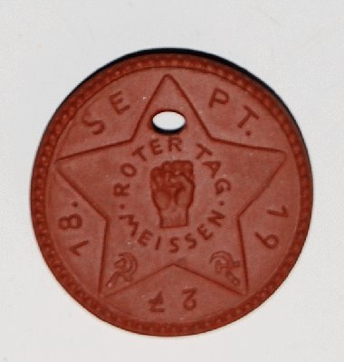 gr��eres Bild - Medaille Mei�en      1927