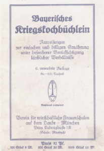 gr��eres Bild - Buch Kochbuch        1915