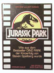 gr��eres Bild - Buch Film Jurassic Park