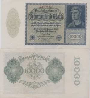 gr��eres Bild - Geldnote 1922-1923 DRT 10