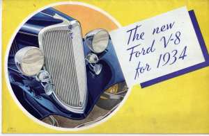 gr��eres Bild - Prospekt Kfz Ford    1934