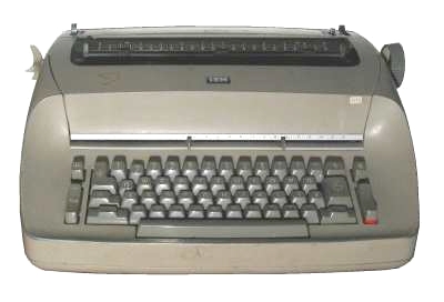 gr��eres Bild - Schreibmaschine IBM