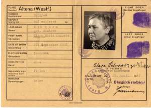 gr��eres Bild - Ausweis Altena       1946