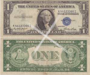 gr��eres Bild - Geldnote USA 1 USD   1935