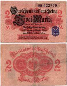 gr��eres Bild - Geldnote 1914-1922 DR   2