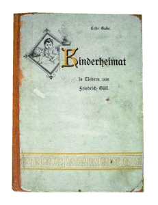 gr��eres Bild - Buch Kinderlieder    1910