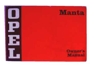 gr��eres Bild - Buch Auto Opel Handbuch
