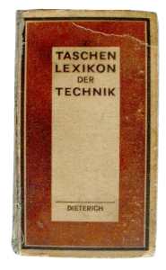 gr��eres Bild - Buch Lexikon Technik 1949